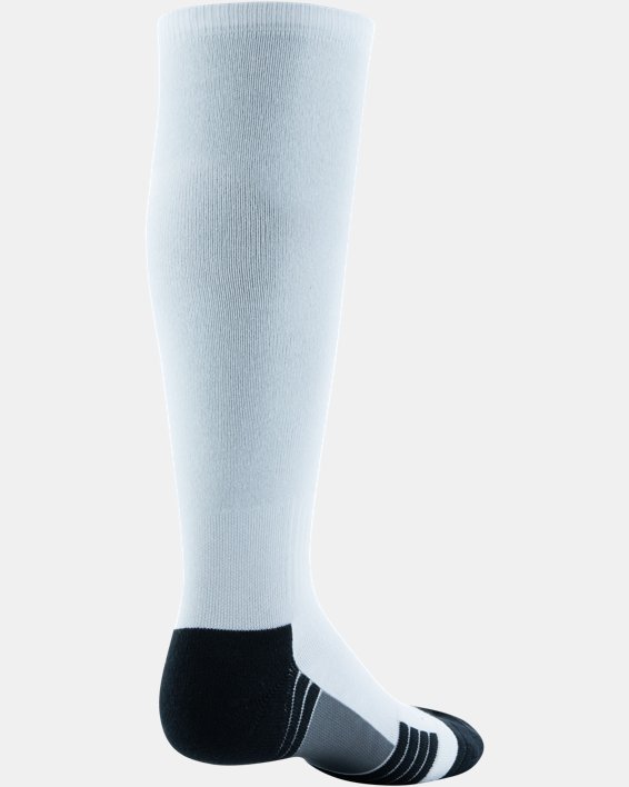 Unisex UA Team Over-The-Calf Socks, White, pdpMainDesktop image number 3